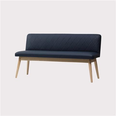 PIONI Sofa Navy x Natural (W1350 × D537 × H740)