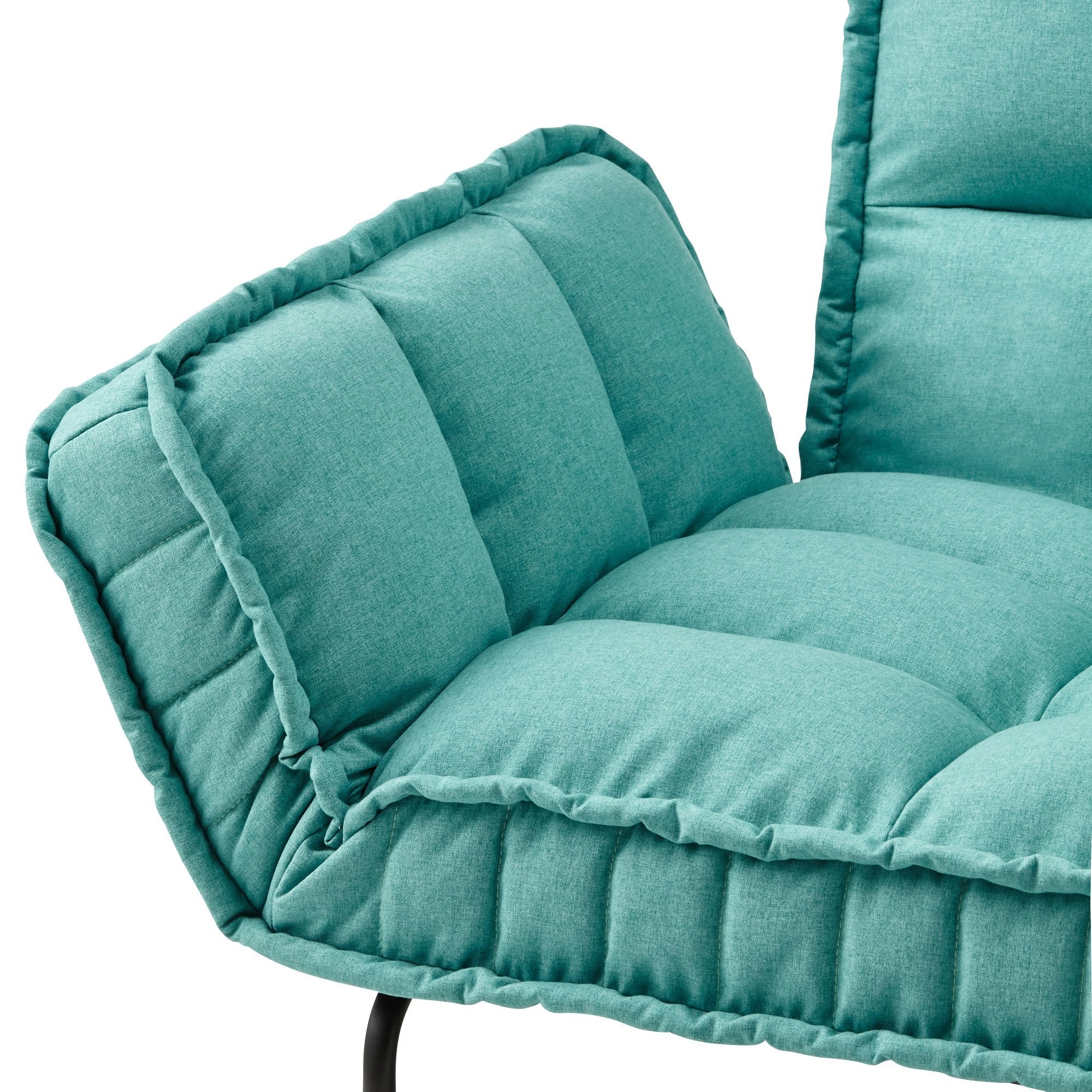 Pisolare Compact Sofa Bed Turquoise (W1270-1720× D790 ～ 910 × H730 ～ 770)