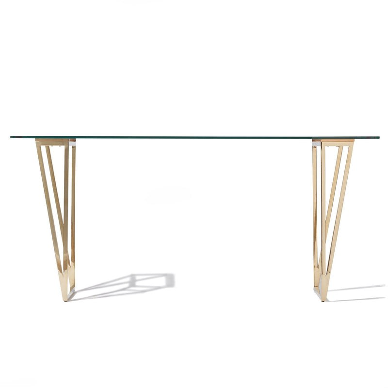 FELICITE DINING TABLE CLEAR (A) (W1600×D800×H735)
