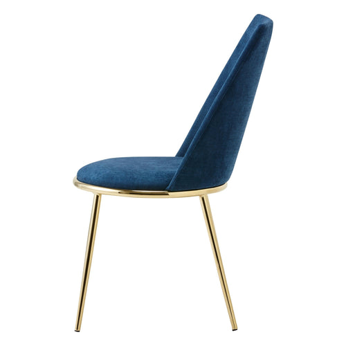 FELICITE CHAIR Navy (W450 × D580 × H875)