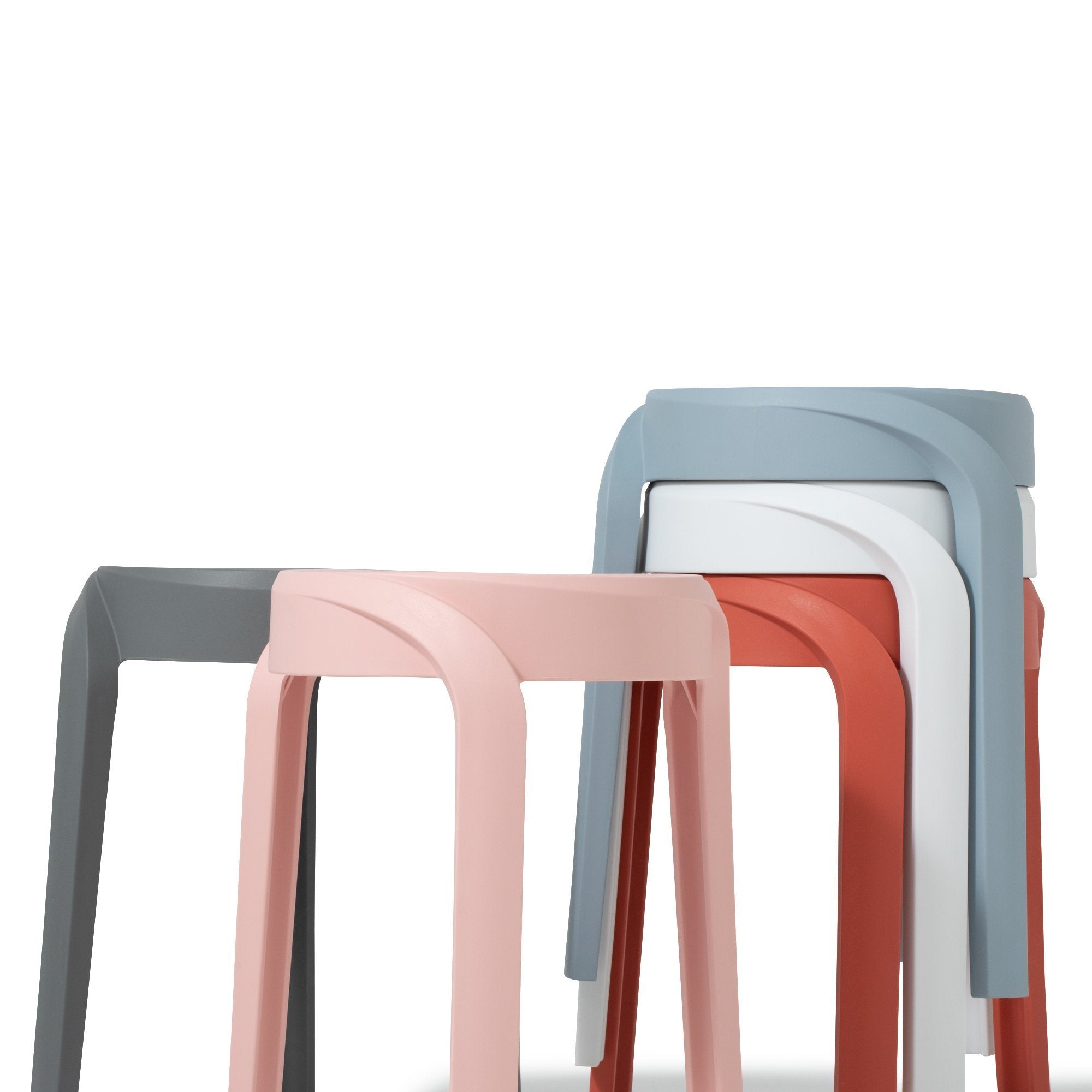 VORTEX STOOL Light Blue (W350 × D350 × H455)