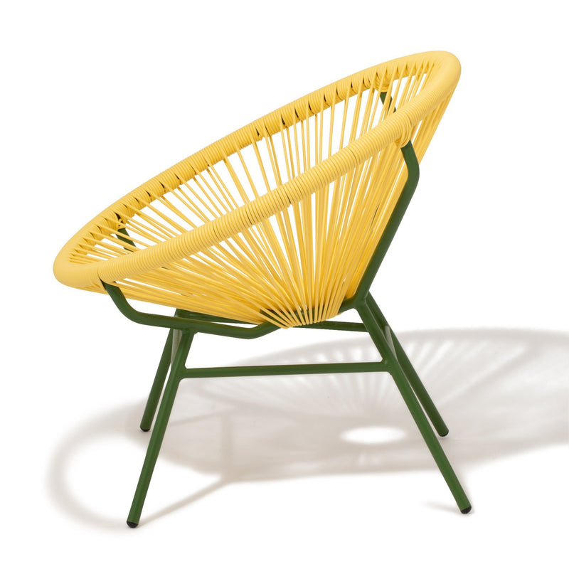 LOTUS PERSONAL CHAIR Yellow X Green (W730 × D670 × H710)
