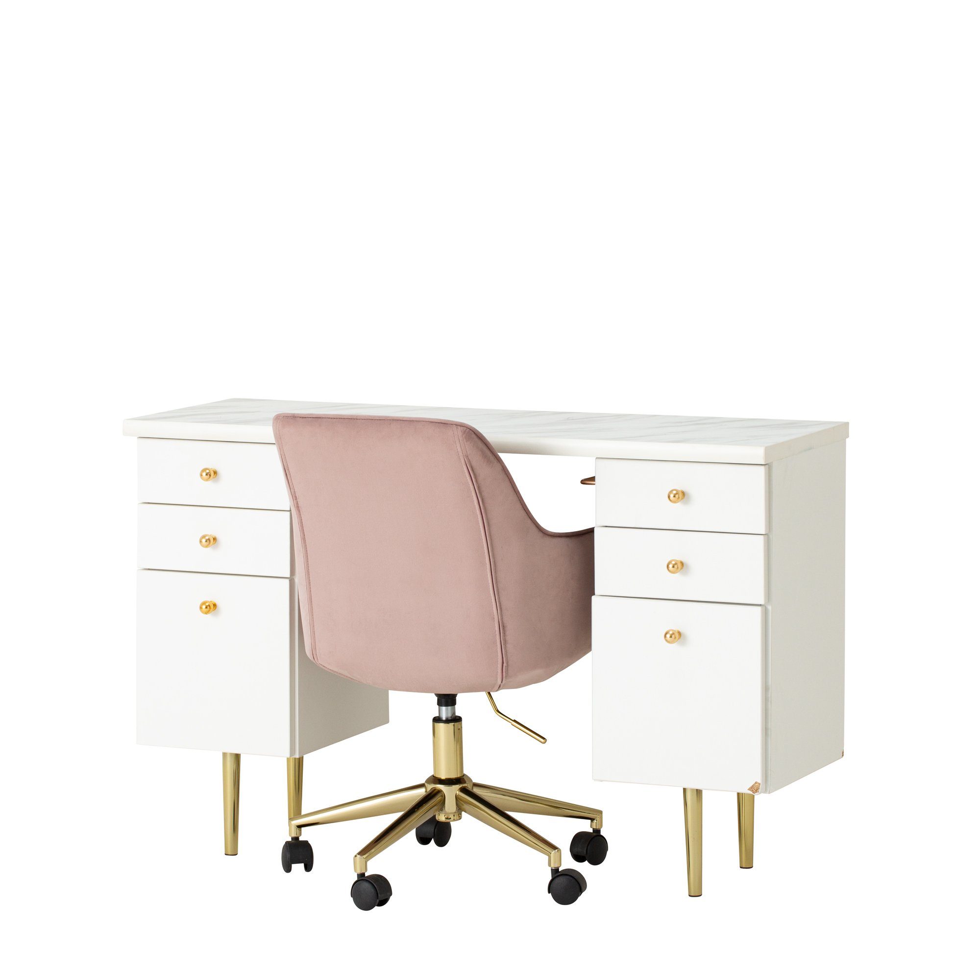 ELDORADO DESK CHAIR PINK (W530 x D540 x H800)
