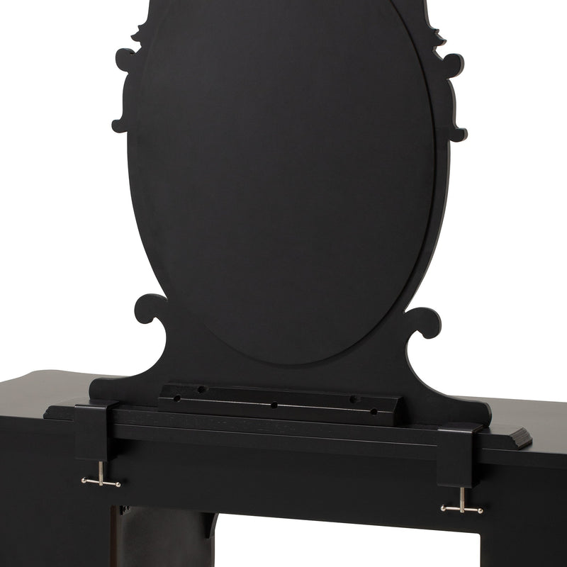 ANNA SUI DRESSER MIRROR BLACK (W700 × D100 × H760)