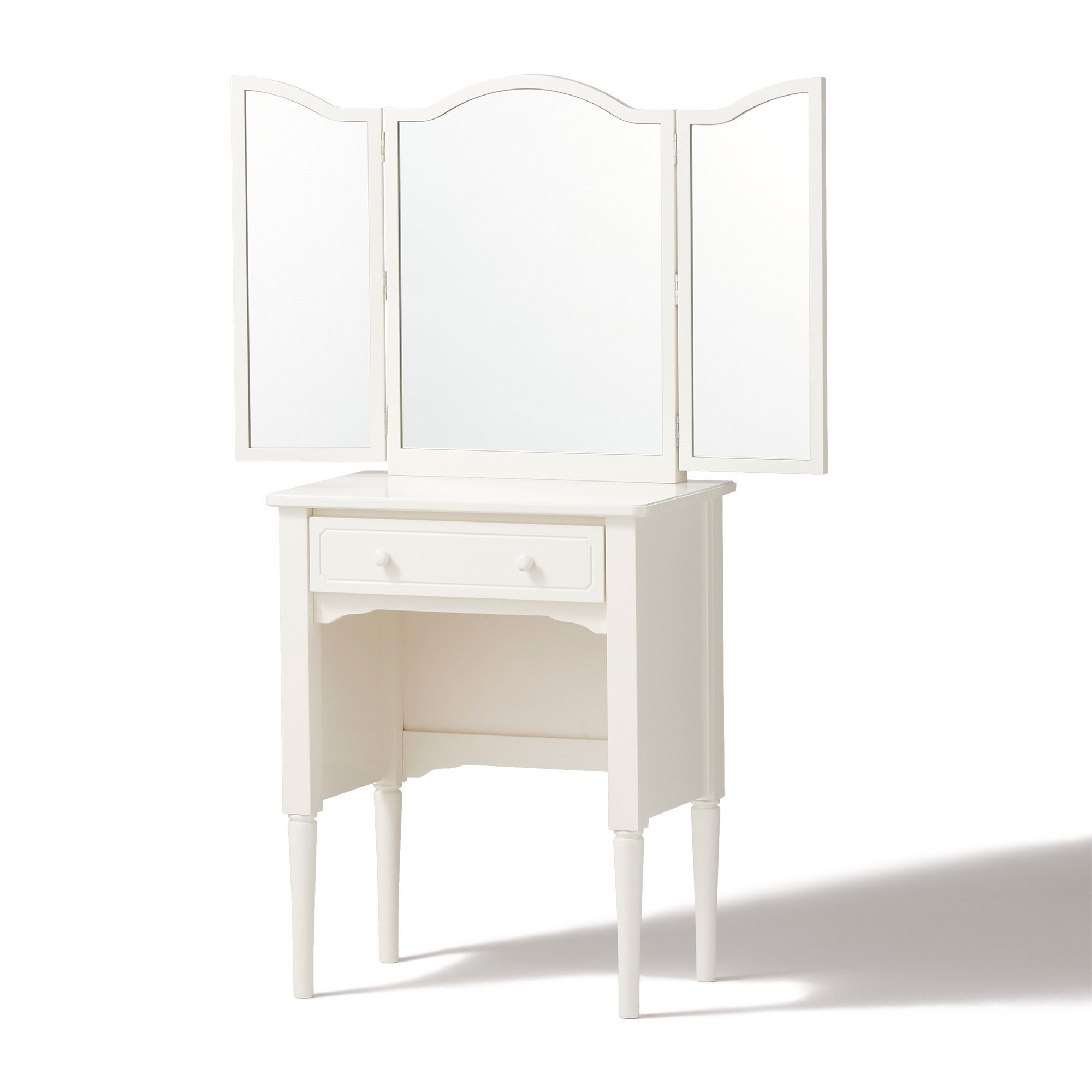 MIO DRESSER WHITE (W600～920×D385×H1350)