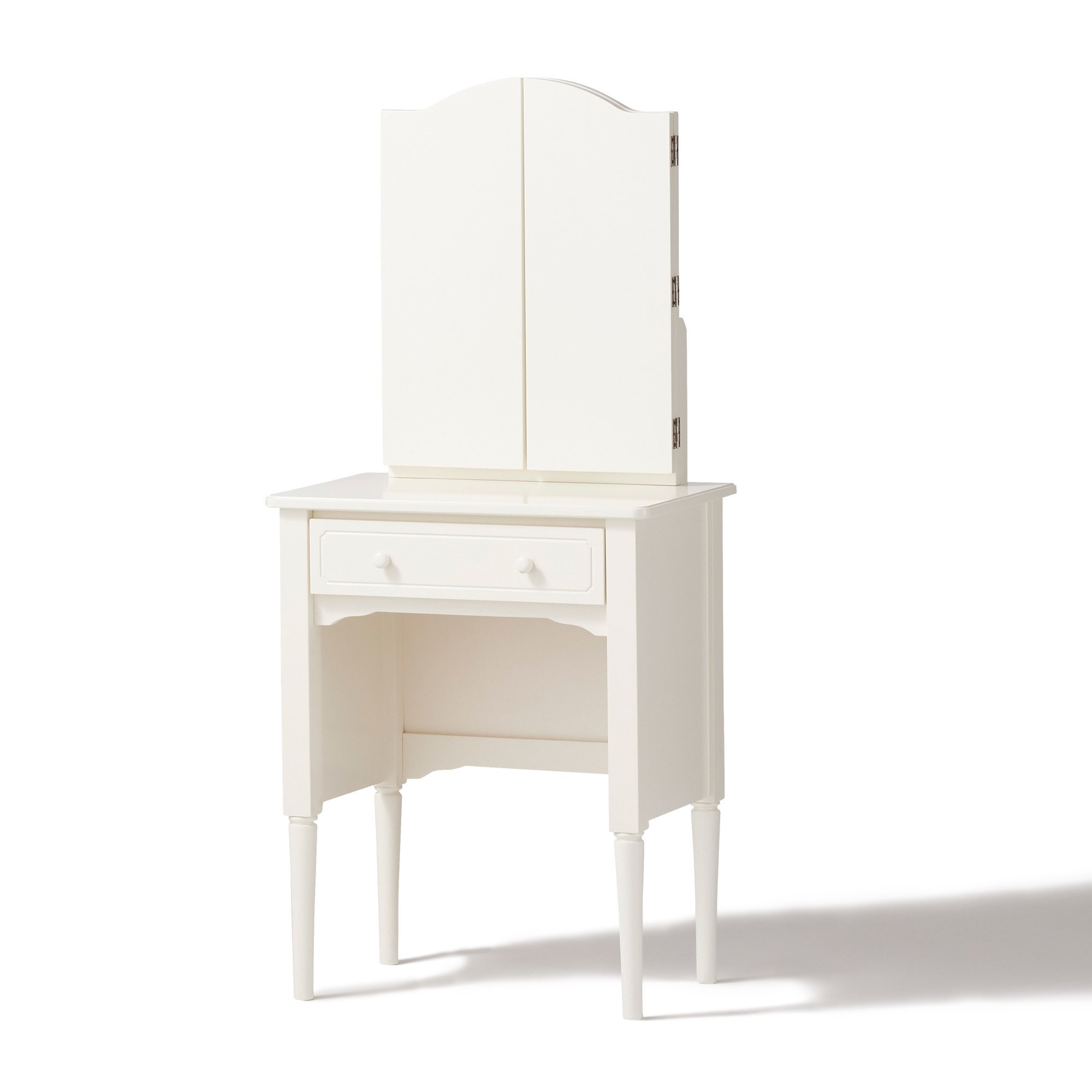 MIO DRESSER WHITE (W600～920×D385×H1350)