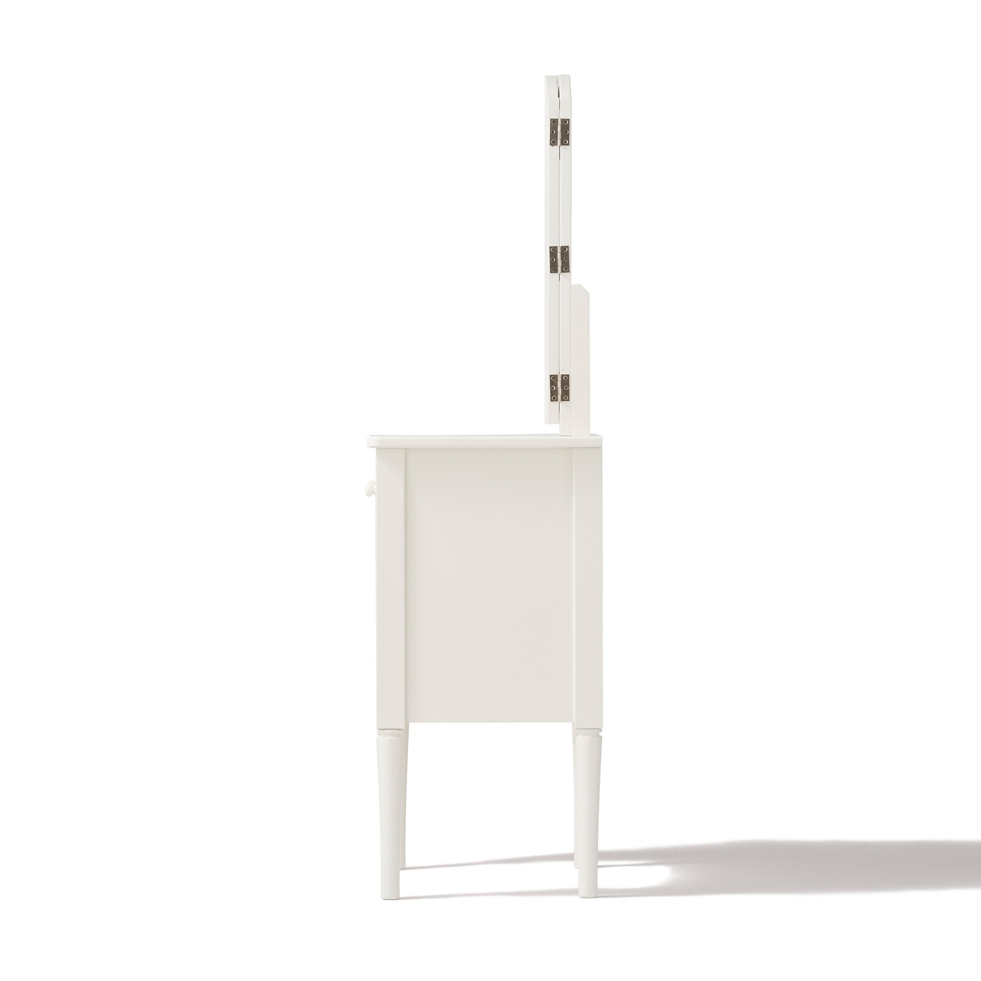 MIO DRESSER WHITE (W600～920×D385×H1350)