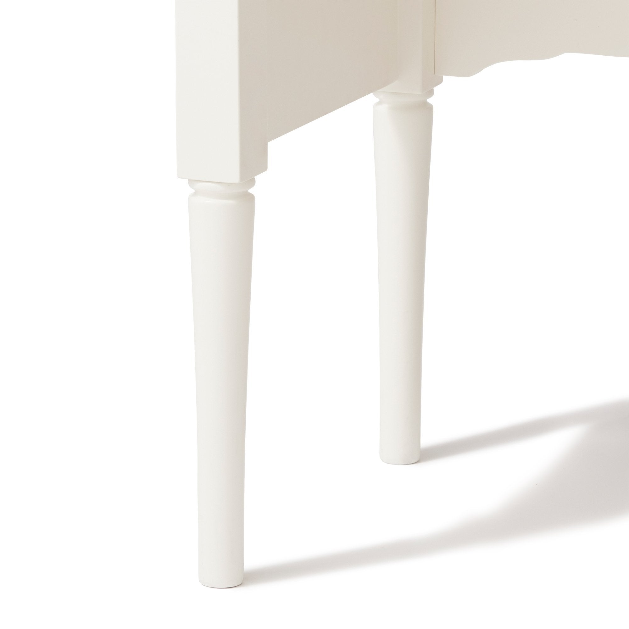 MIO DRESSER WHITE (W600～920×D385×H1350)