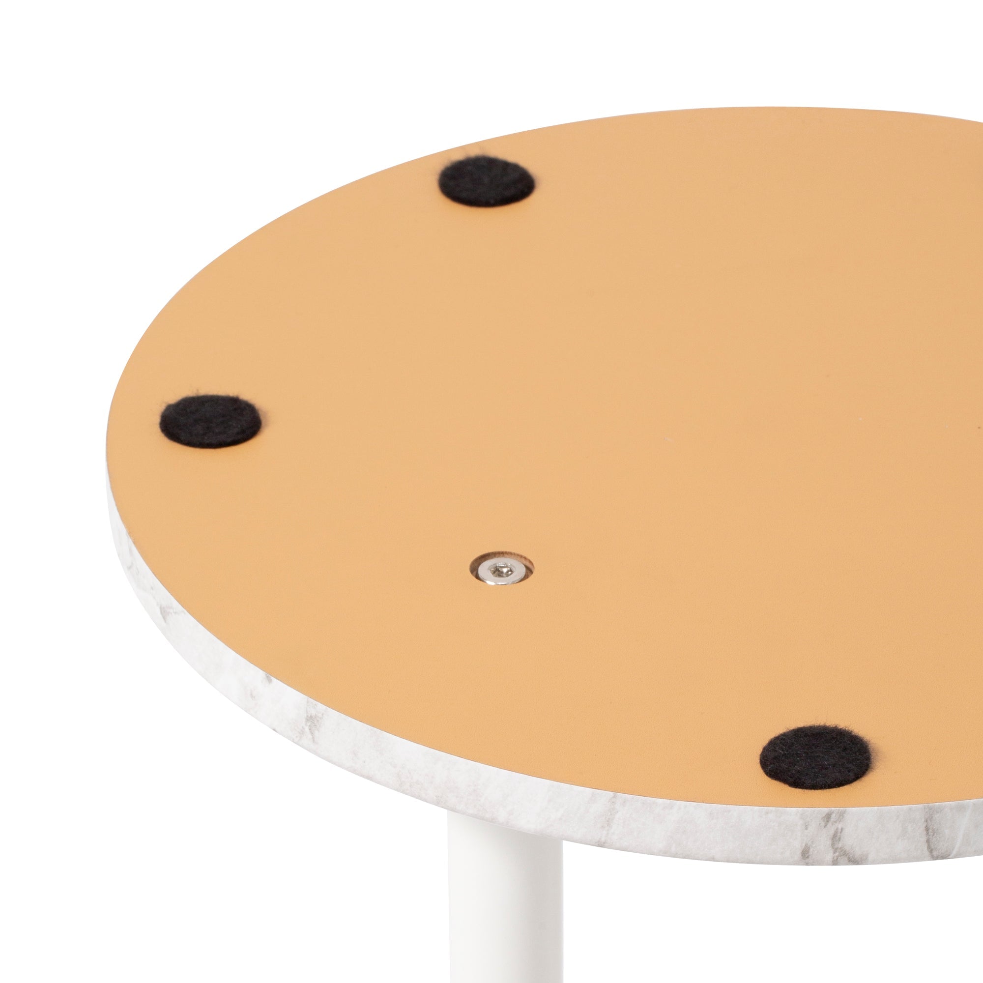 MONTEZ SIDE TABLE 2 MARBLE (W350 x D350 x H415-665)