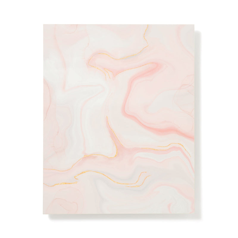 壁畫折疊桌 W600×D480×H310 大理石粉紅色圖案