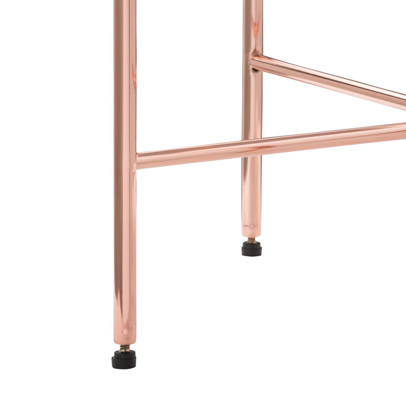 MATAN SIDE TABLE COPPER PINK (W425 × D425 × H510)