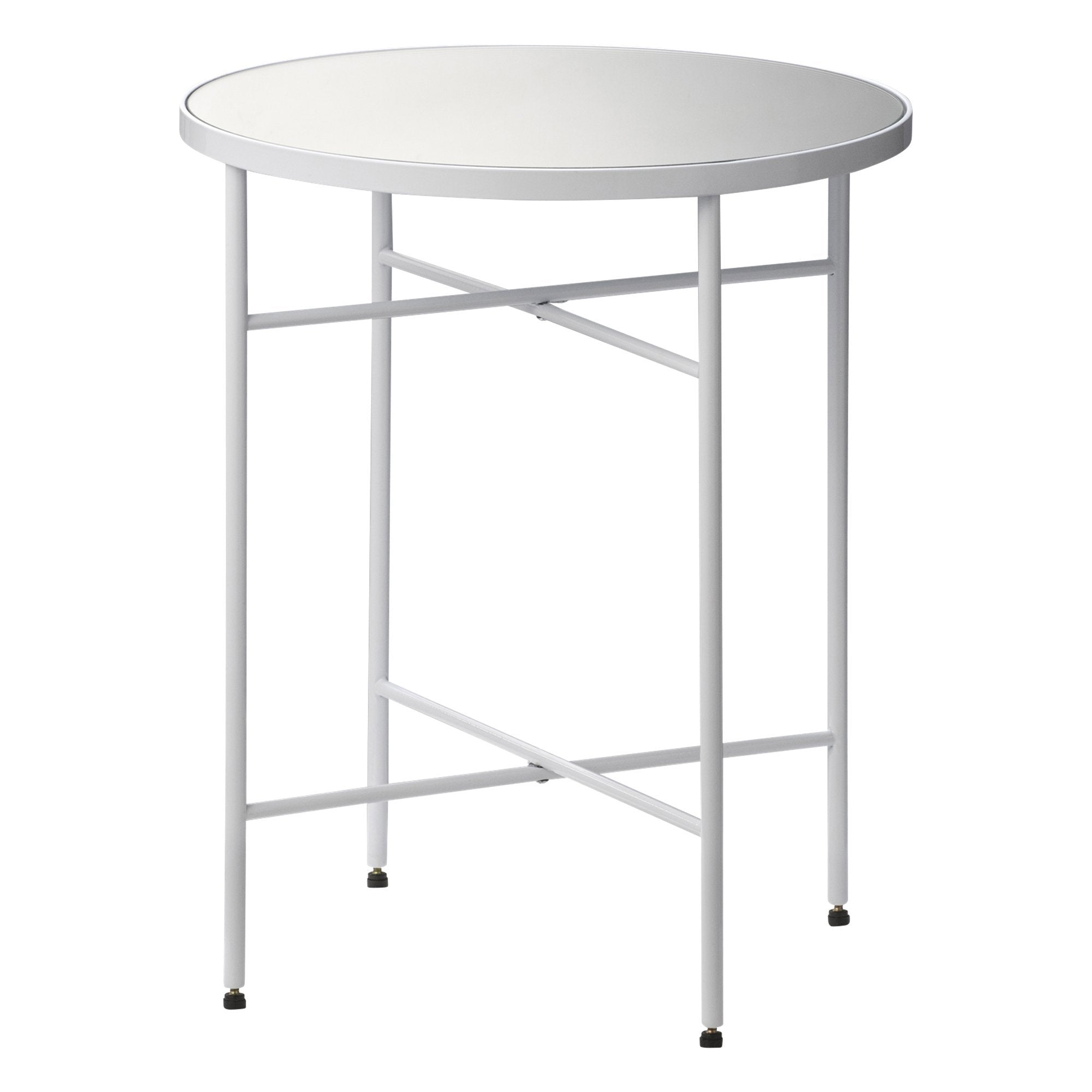 MATAN SIDE TABLE WHITE (W425 × D425 × H510)