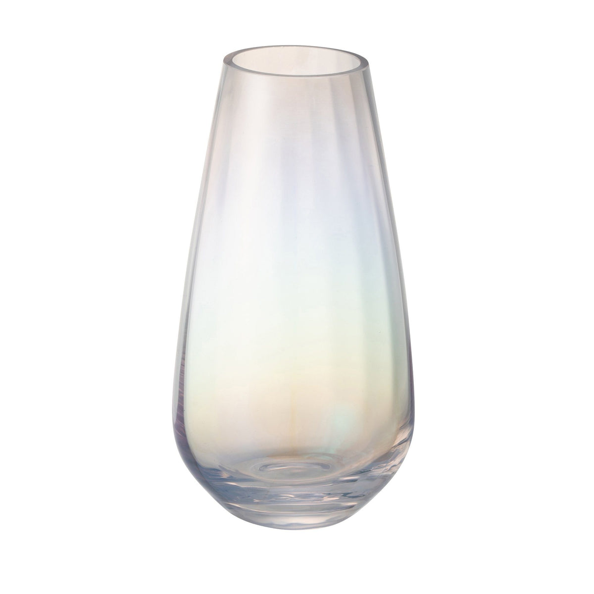 LUSTER FLOWER VASE SMALL CLEAR