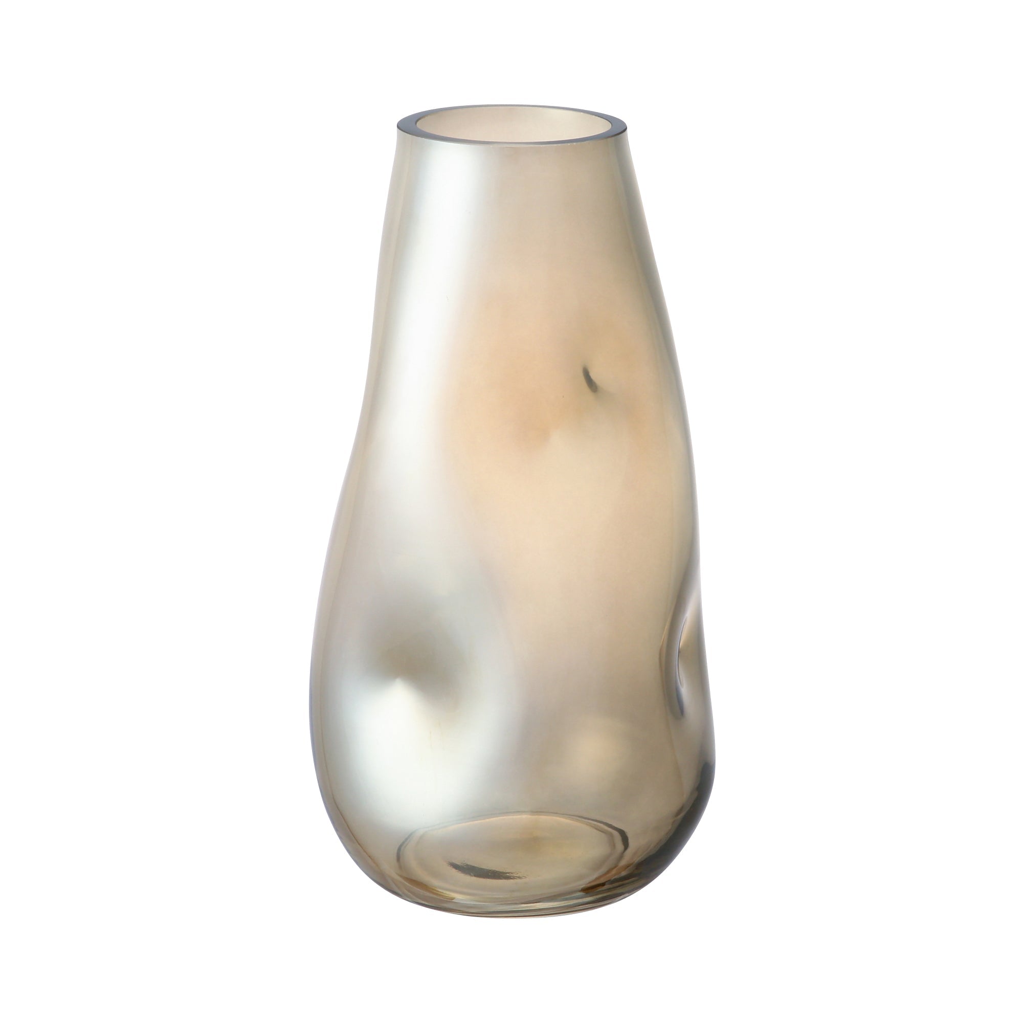 IRREGULAR GLASS VASE LARGE