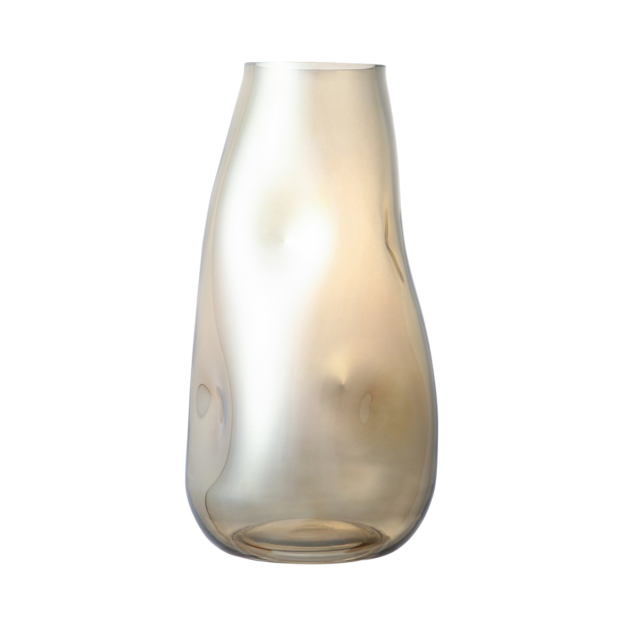 IRREGULAR GLASS VASE LARGE