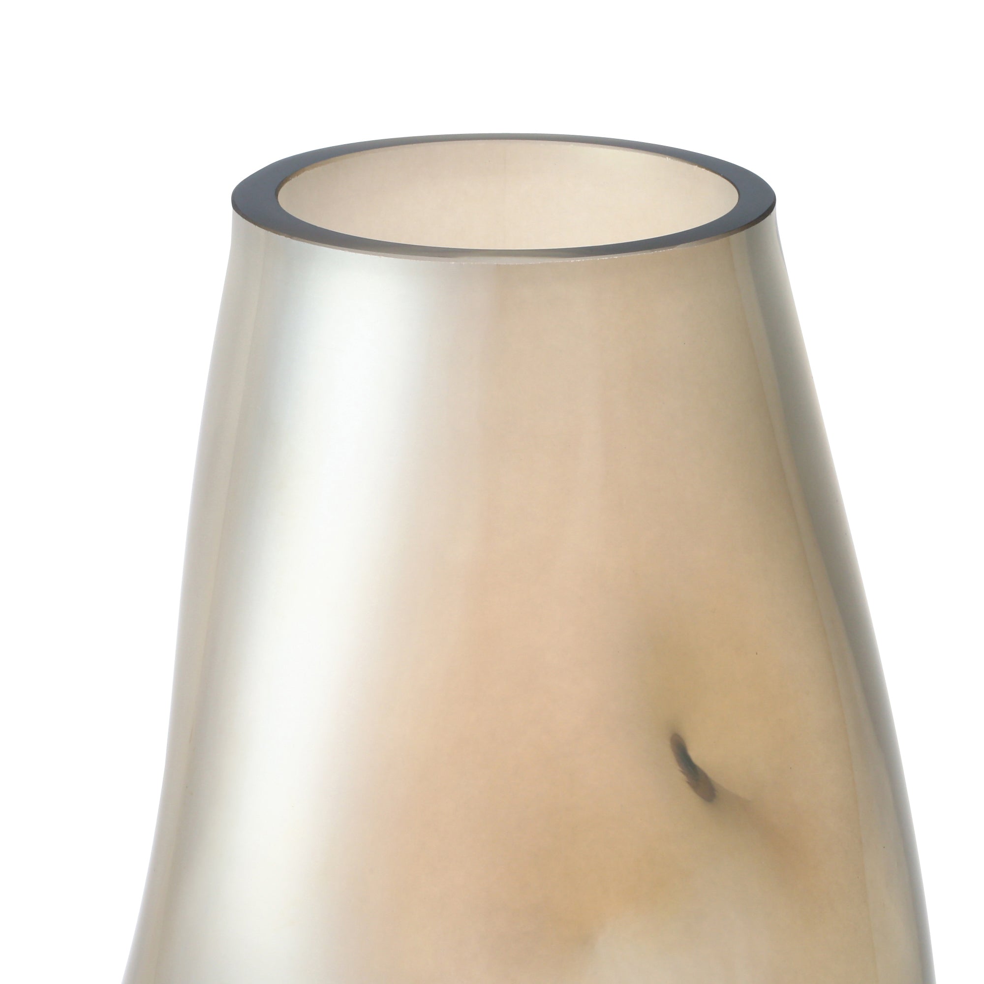 IRREGULAR GLASS VASE LARGE