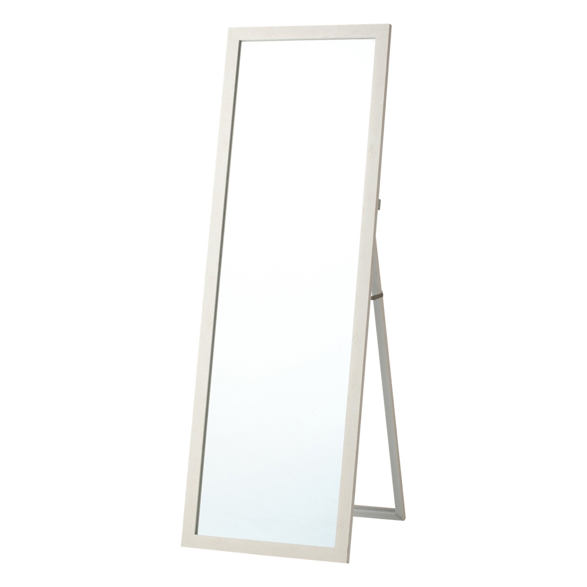 ETOILE STAND MIRROR WHITE (W500 × D42 × H1500)