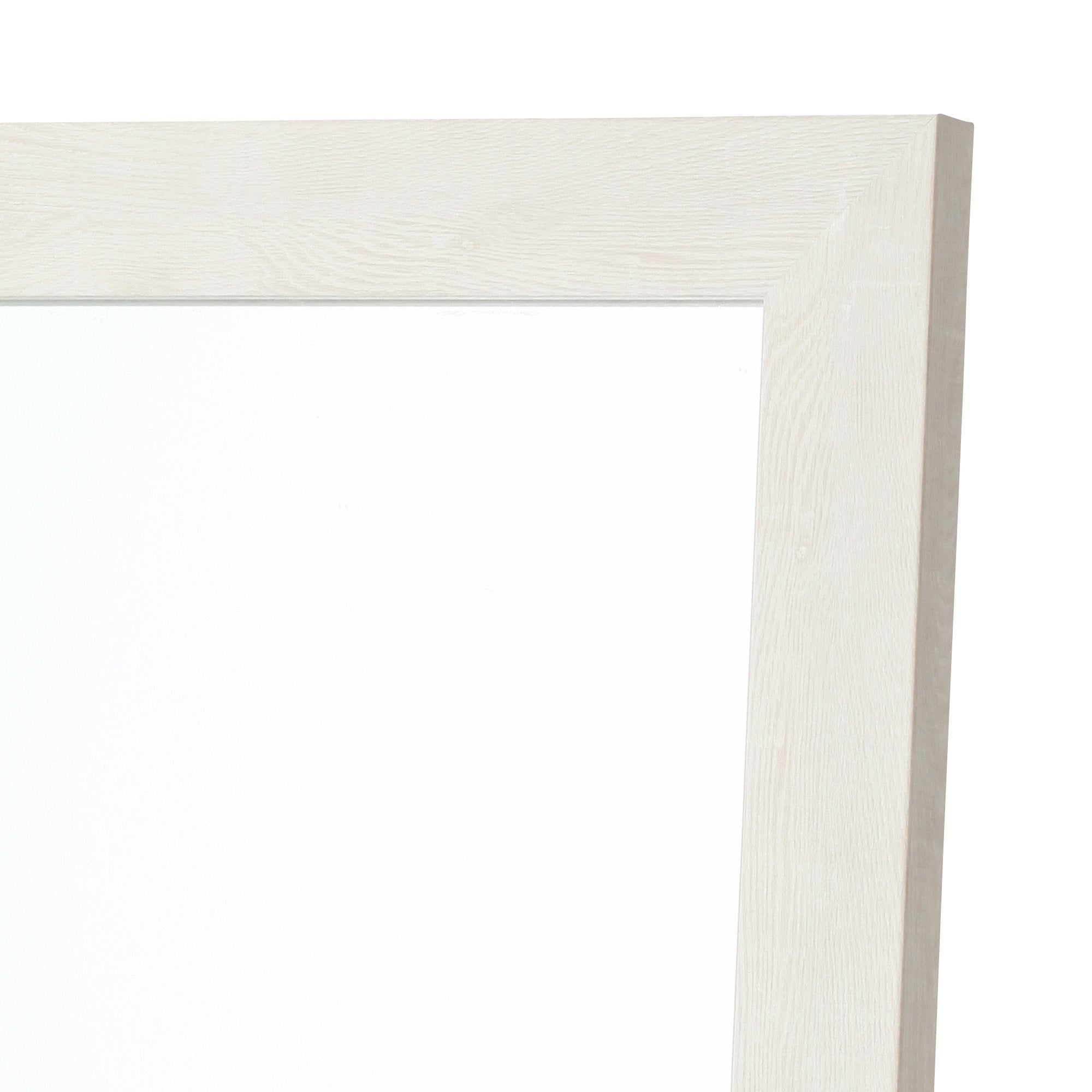 ETOILE STAND MIRROR WHITE (W500 × D42 × H1500)