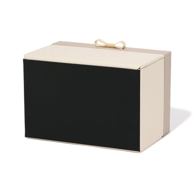 BICOLOR JEWELRY BOX SMALL BEIGE