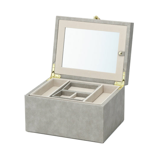 FLAVIA JEWELRY BOX LARGE GRAY