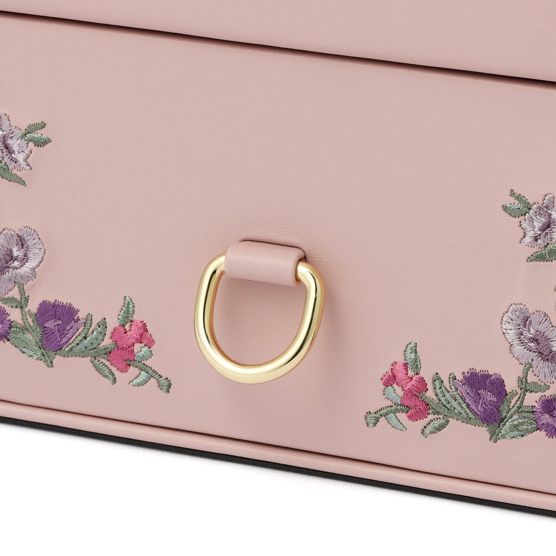 Embroidery Flower Jewelry Box Pink – Francfranc Hong Kong