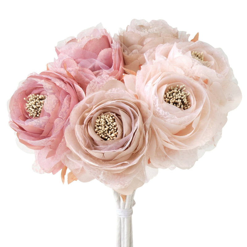 AIRY ROSE BOUQUET MEDIUM PINK