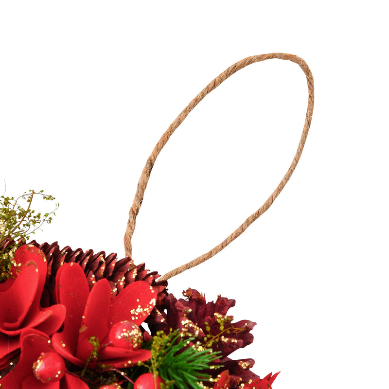 WREATH LARGE RED