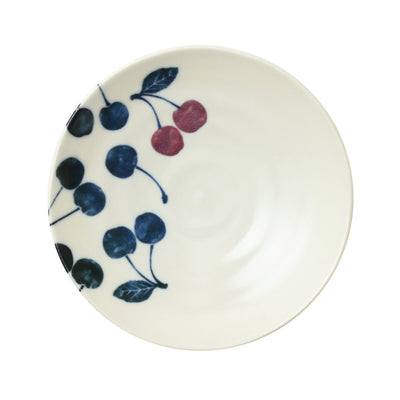 Keiryo Minoyaki Cherry Medium Plate M