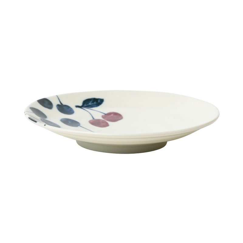 Keiryo Minoyaki Cherry Medium Plate M