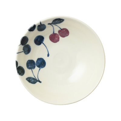 Keiryo Minoyaki Cherry Medium Deep Plate M