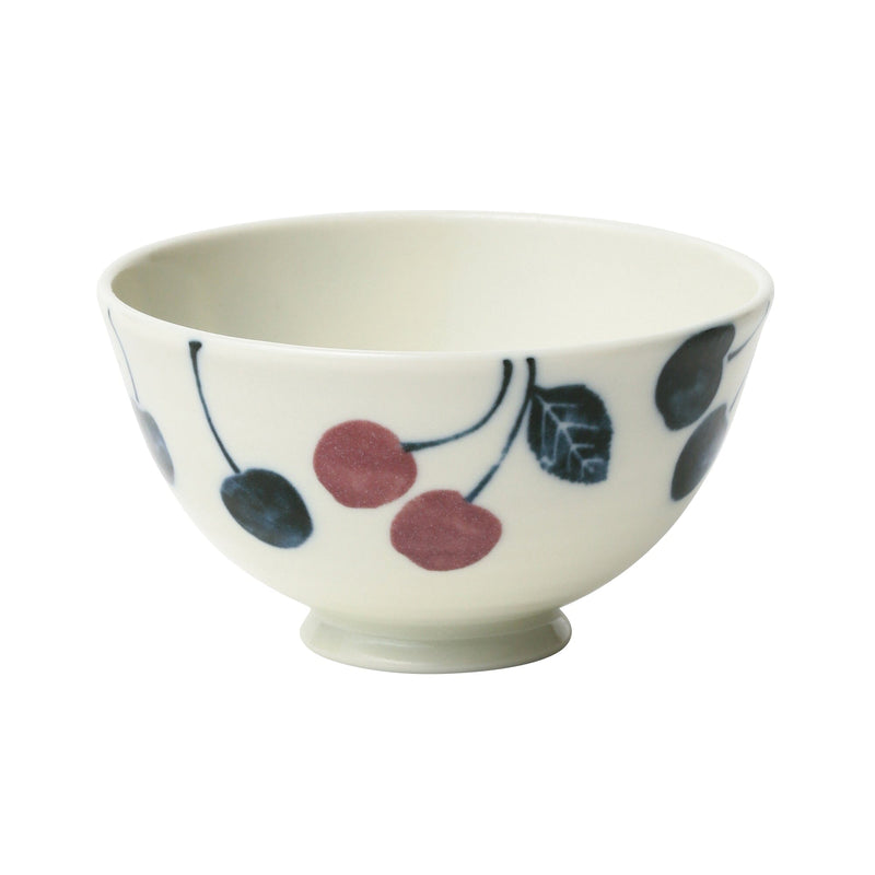 Keiryo Minoyaki Cherry Tea Bowl