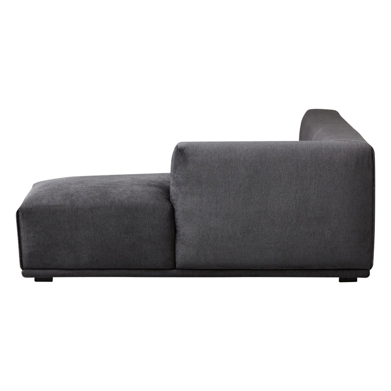 MEHNE Sofa Right Black (W1460 xD810xH580)