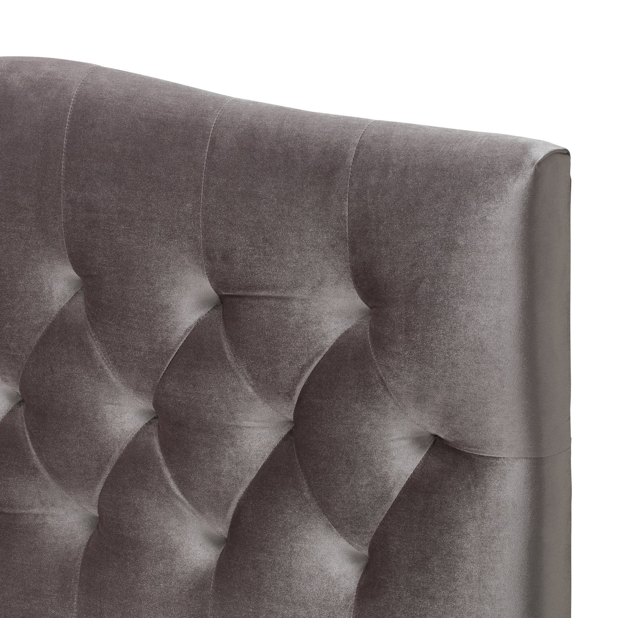 BRISSA Bed Dimple Single  Gray (A) W1065 x D2090 x H1230 mm