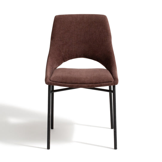 ABILE CHAIR BROWN (W470 × D550 × H795 )