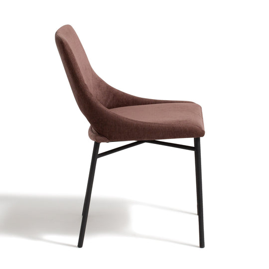ABILE CHAIR BROWN (W470 × D550 × H795 )