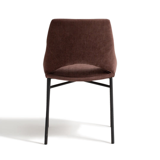 ABILE CHAIR BROWN (W470 × D550 × H795 )