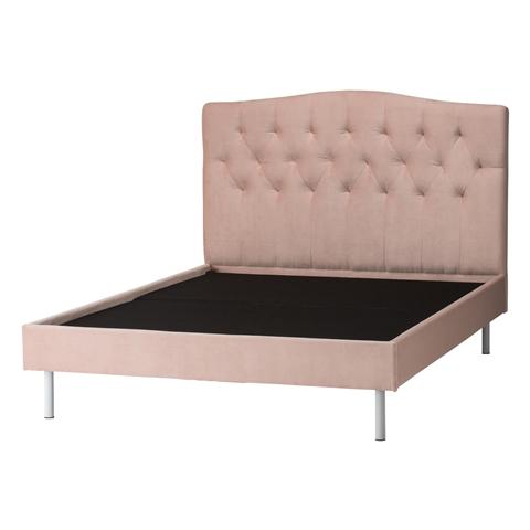 Brissa Bed Dimple Semi-Double Pink (A) (W1295 x D2090 x H1230mm)
