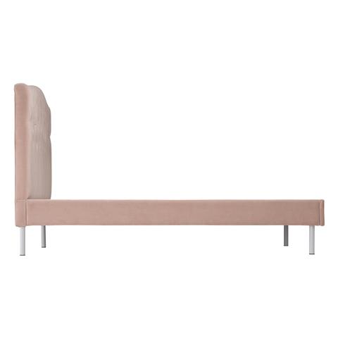 Brissa Bed Dimple Double Pink (A) (W1485 x D2090 x H1230mm)