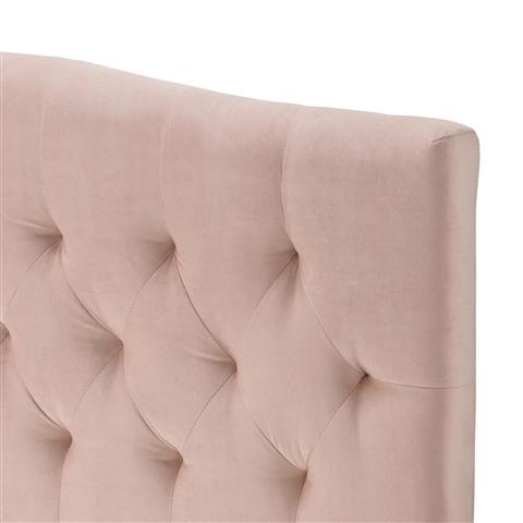 Brissa Bed Dimple Double Pink (A) (W1485 x D2090 x H1230mm)