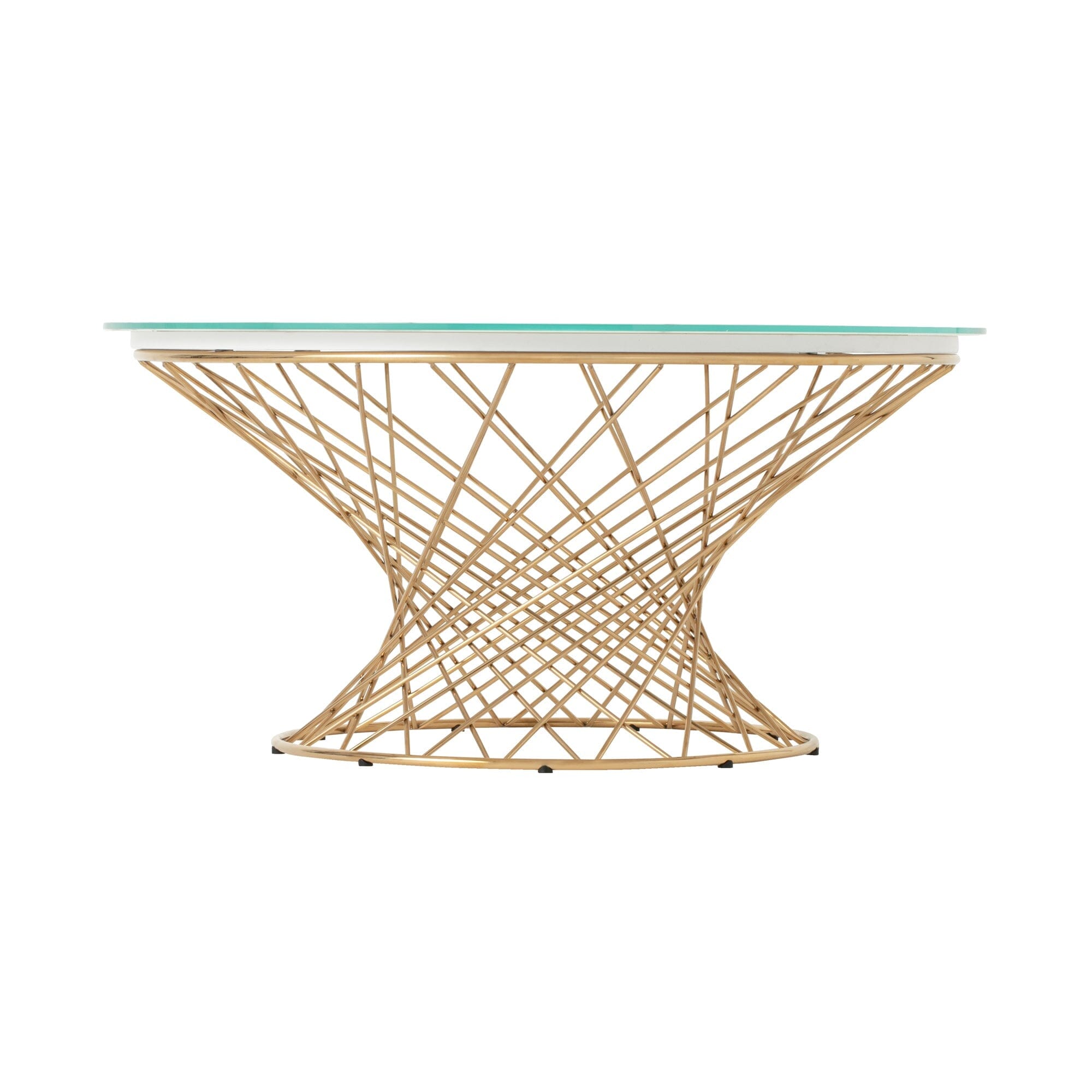 Maglia Coffee Table 80 Marble X Gold (A) (W800×D800×H390)