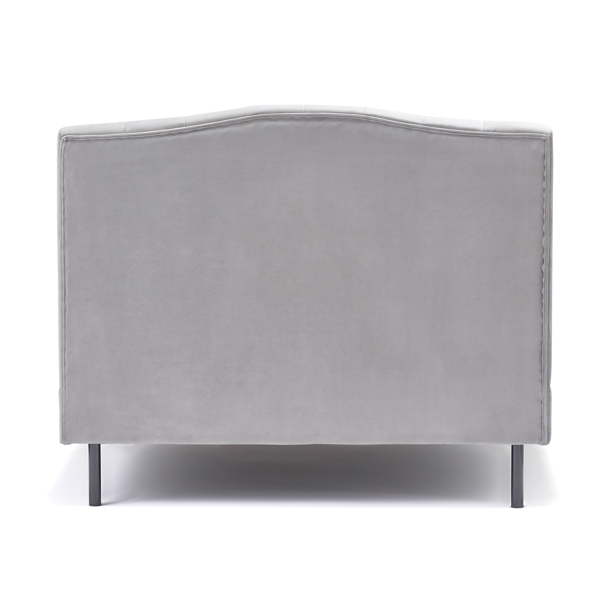 Brissa Bed Dimple Double Gray (A) (W1485 x D2090 x H1230mm)