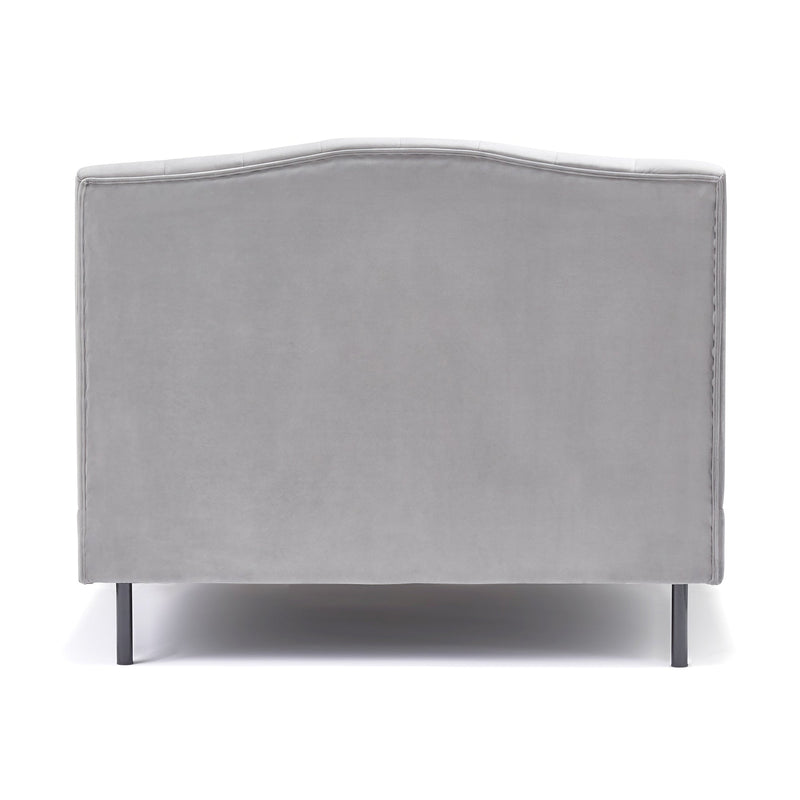 Brissa Bed Dimple Double Gray (A) (W1485 x D2090 x H1230mm)