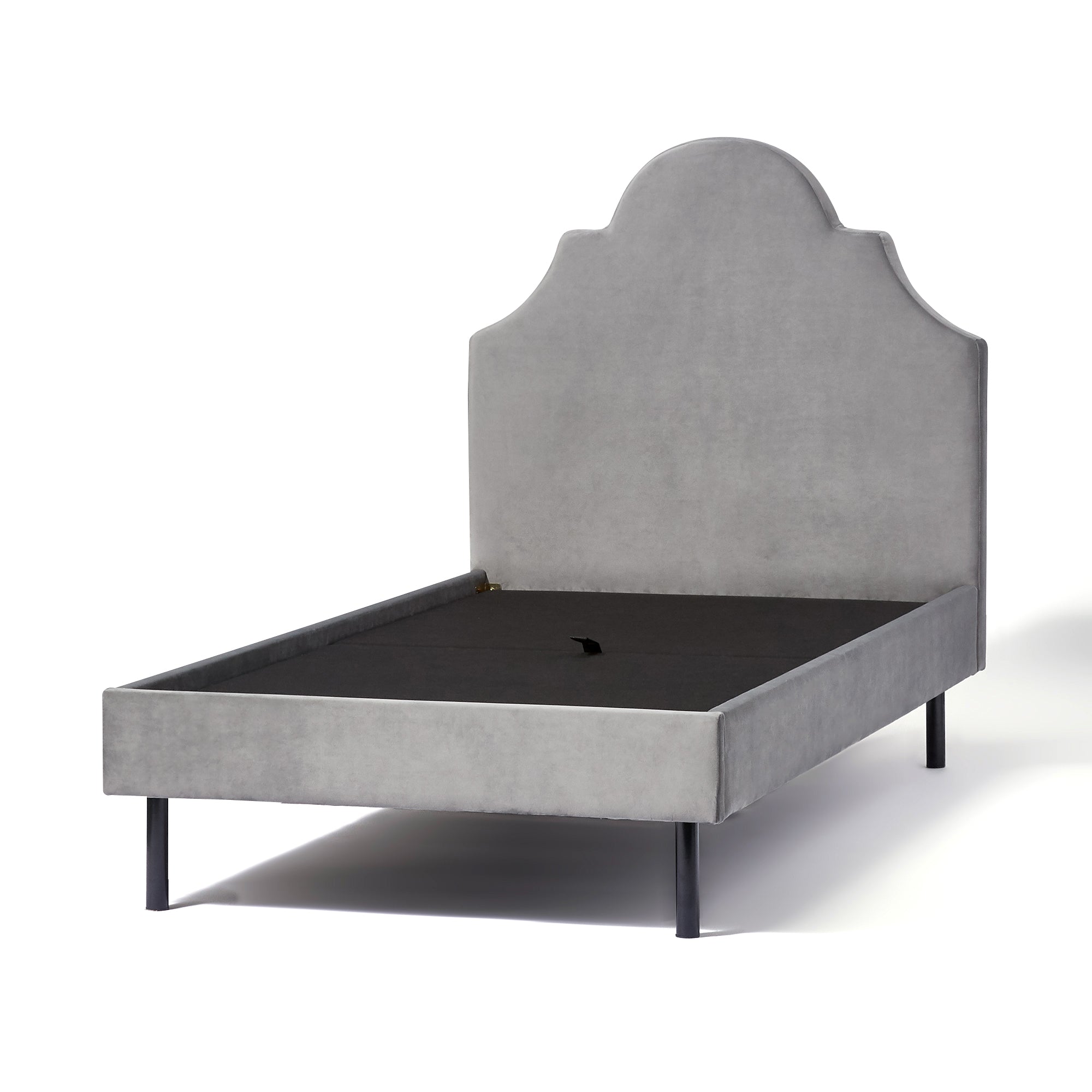 BRISSA Bed Crown Single Gray (A) (W1055 × D2085 × H1225mm)