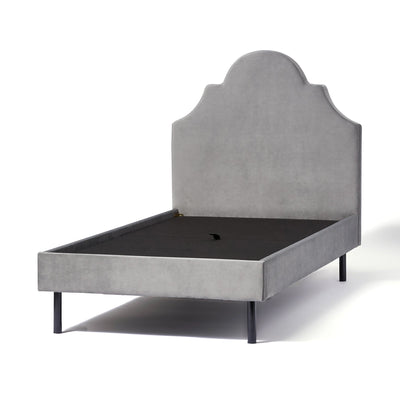 BRISSA Bed Crown Single Gray (A) (W1055 × D2085 × H1225mm)