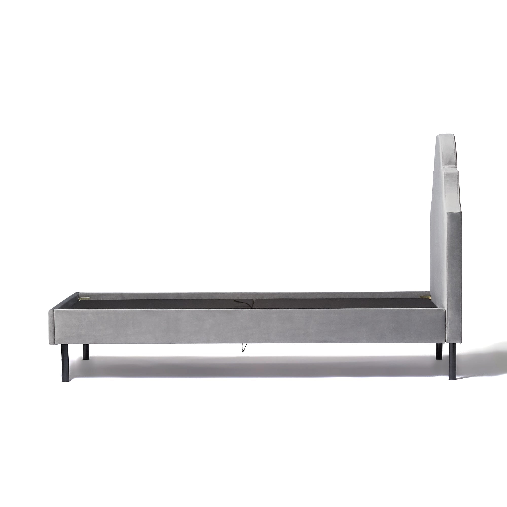 BRISSA Bed Crown Single Gray (A) (W1055 × D2085 × H1225mm)